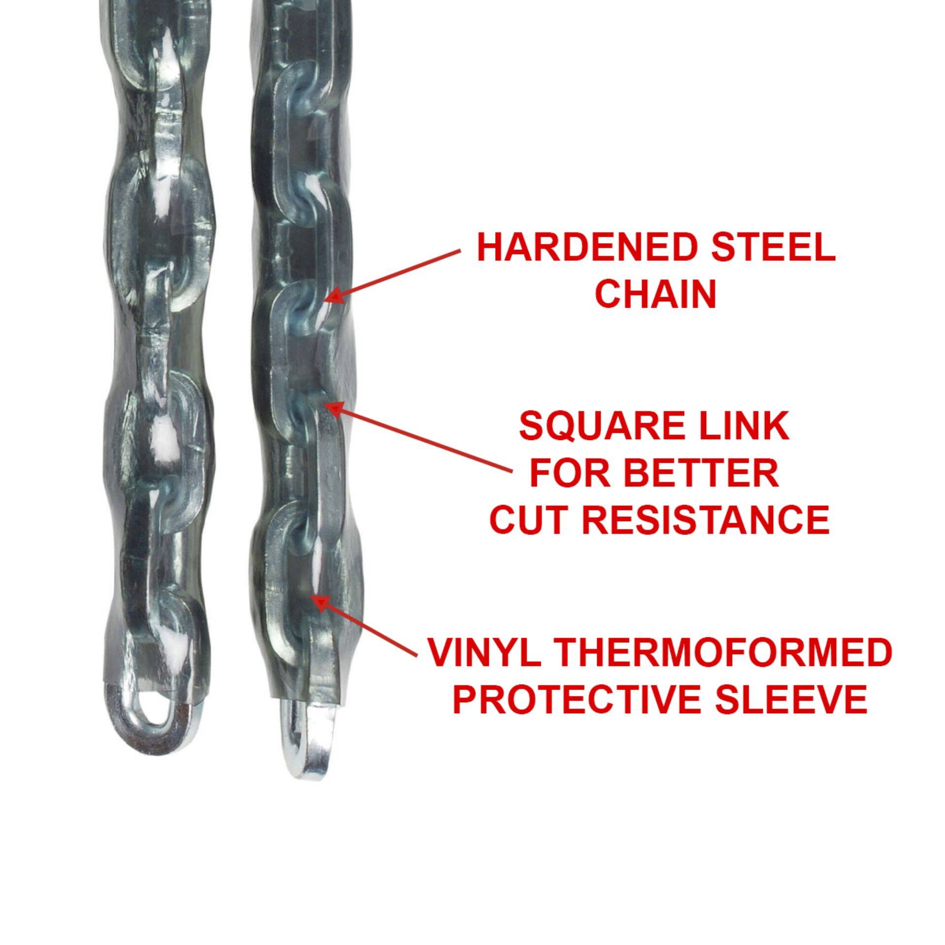 Master Lock steel chains with vinyl coating 8021EURD-2