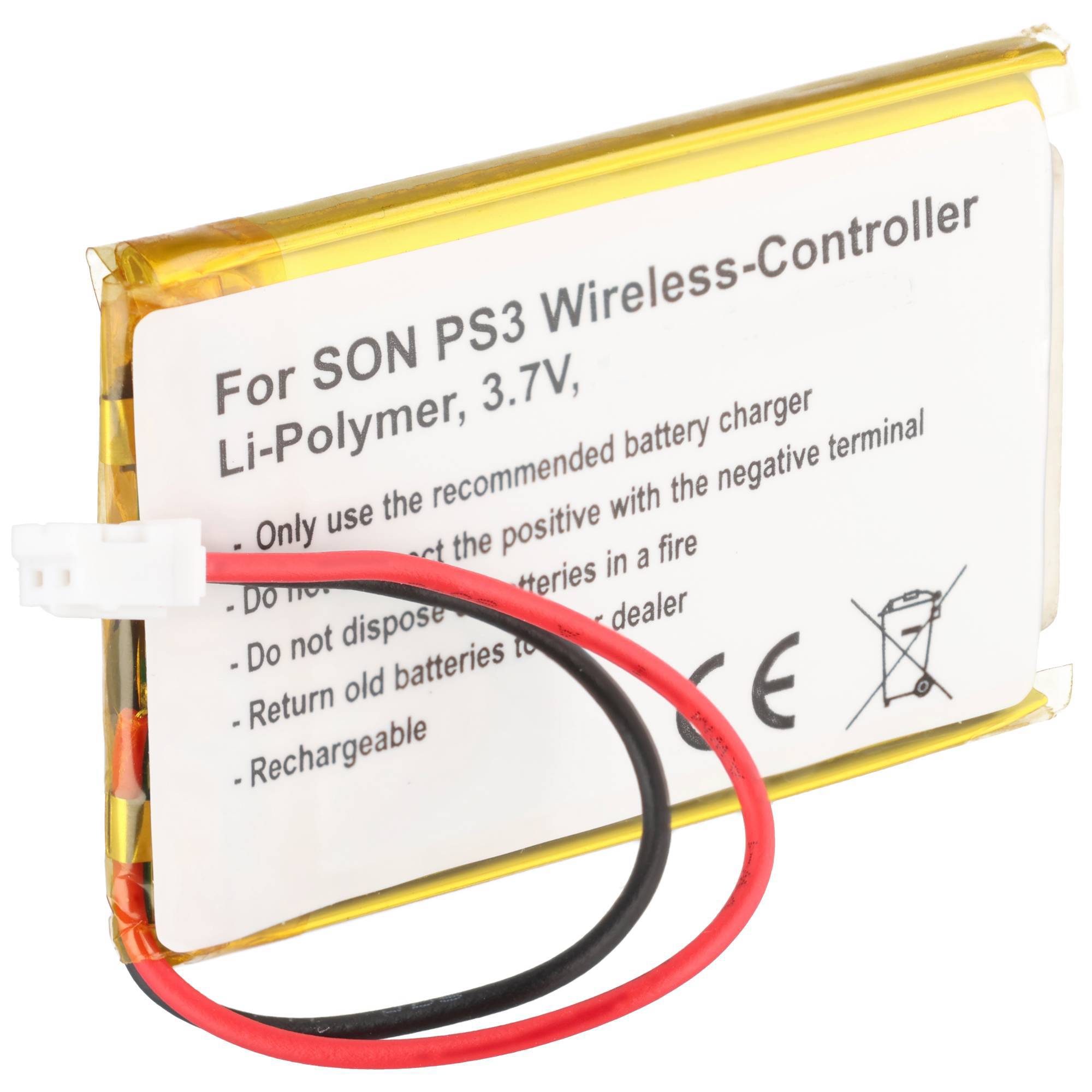 Batteria agli ioni di litio - 600 mAh (3,7 V) - per controller per gamepad come Sony Lip1359, Lip1472, Lip1859-0