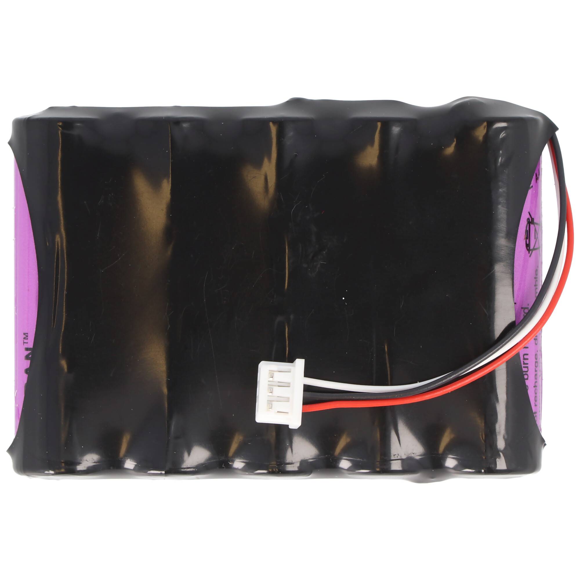 Batteria adatta per accumulatore Siemens S54370-Z11-A1 BAT3.6-10, 3.6V 11Ah con cavo e spina-2
