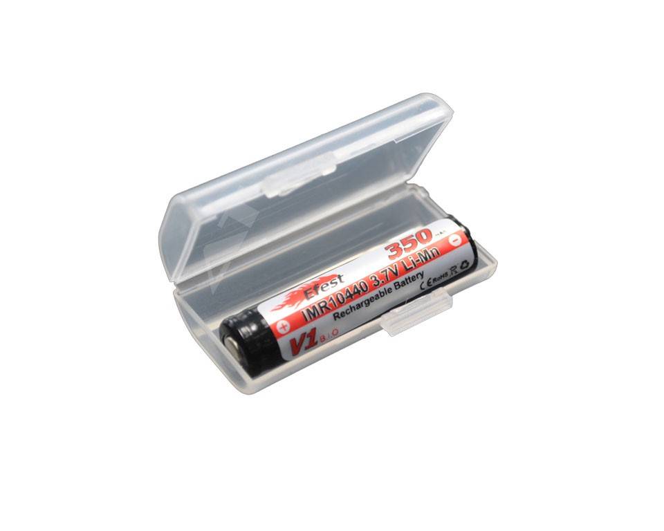 Scatola portaoggetti Soshine per 2 batterie ricaricabili AAA o 10440-1