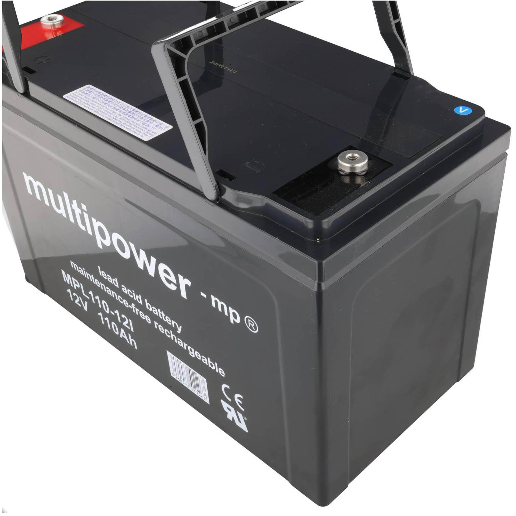 Batteria al piombo multipower MPL100-12 12V 100Ah Batteria al piombo gel AGM-2