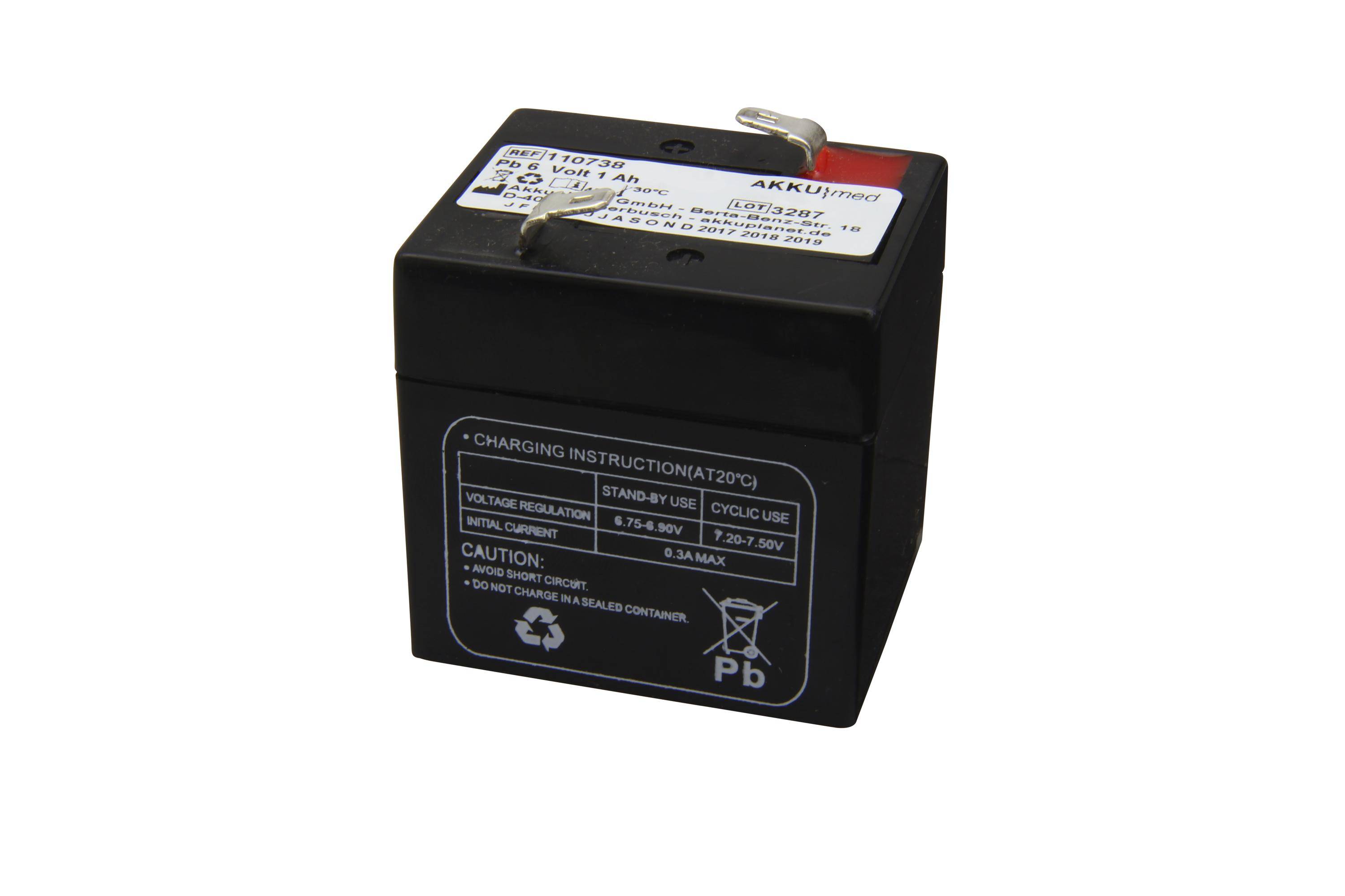 Batteria al piombo adatta per Siemens Monitor Sirecust, Sicard 440, 460-0