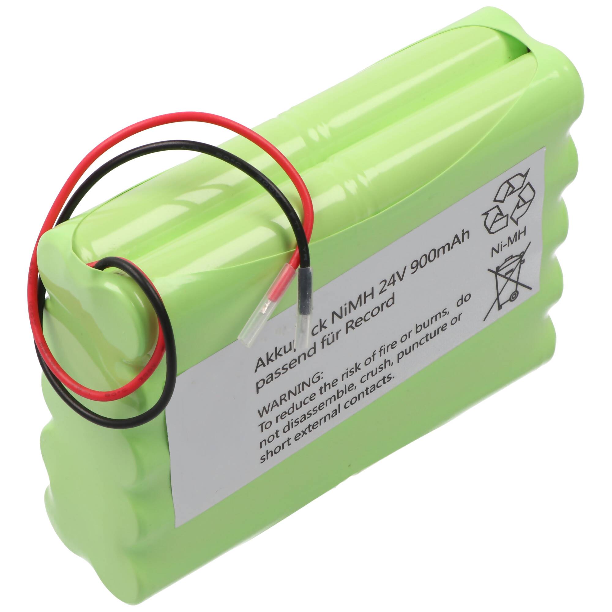 Batteria per comando porta NiMH 24V 900mAh adatta per Record-2