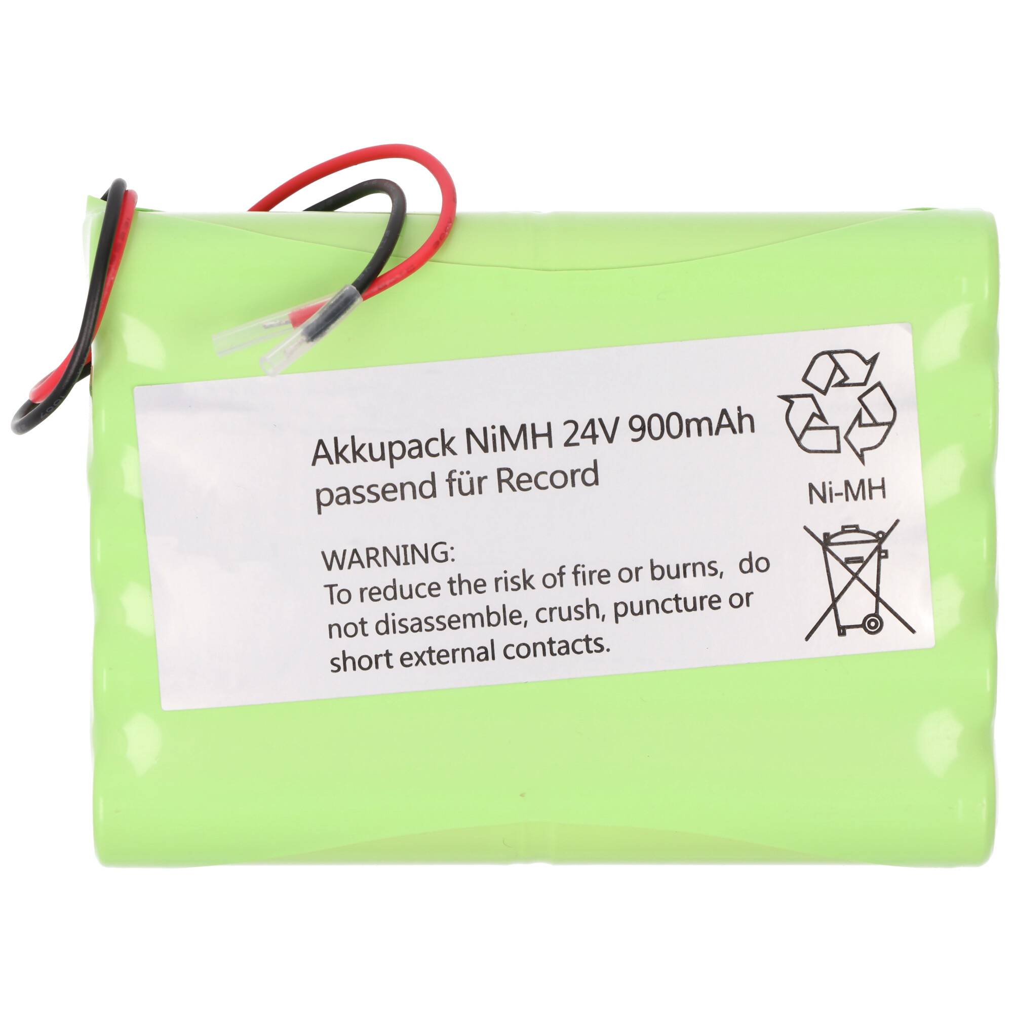 Batteria per comando porta NiMH 24V 900mAh adatta per Record-4