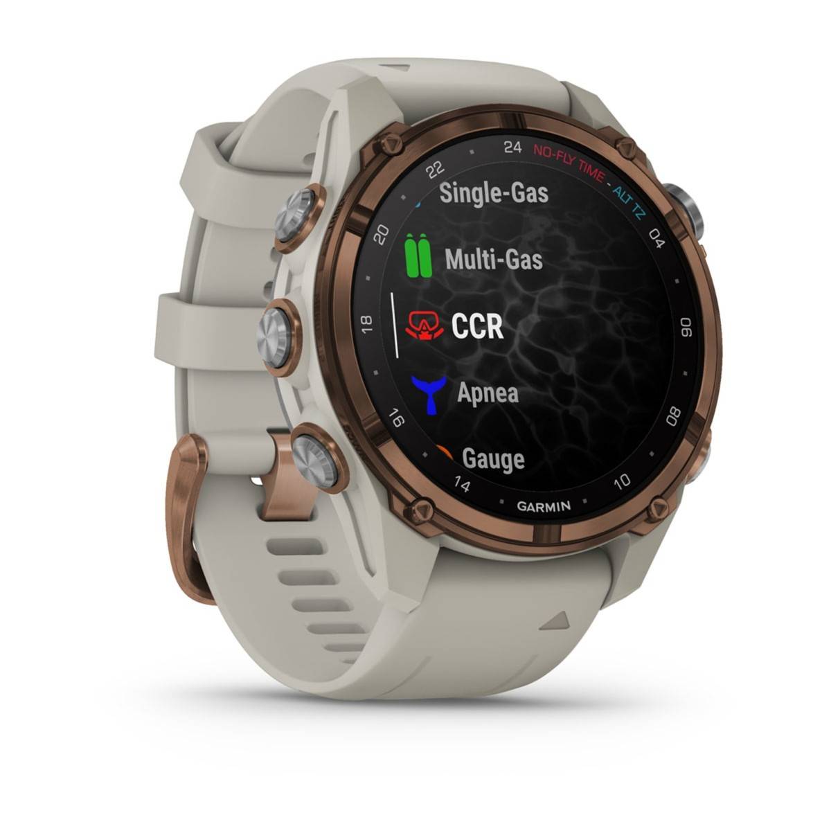 Garmin Descent Mk3i, 43mm, Titanium Pvd Bronze, French Grey-2