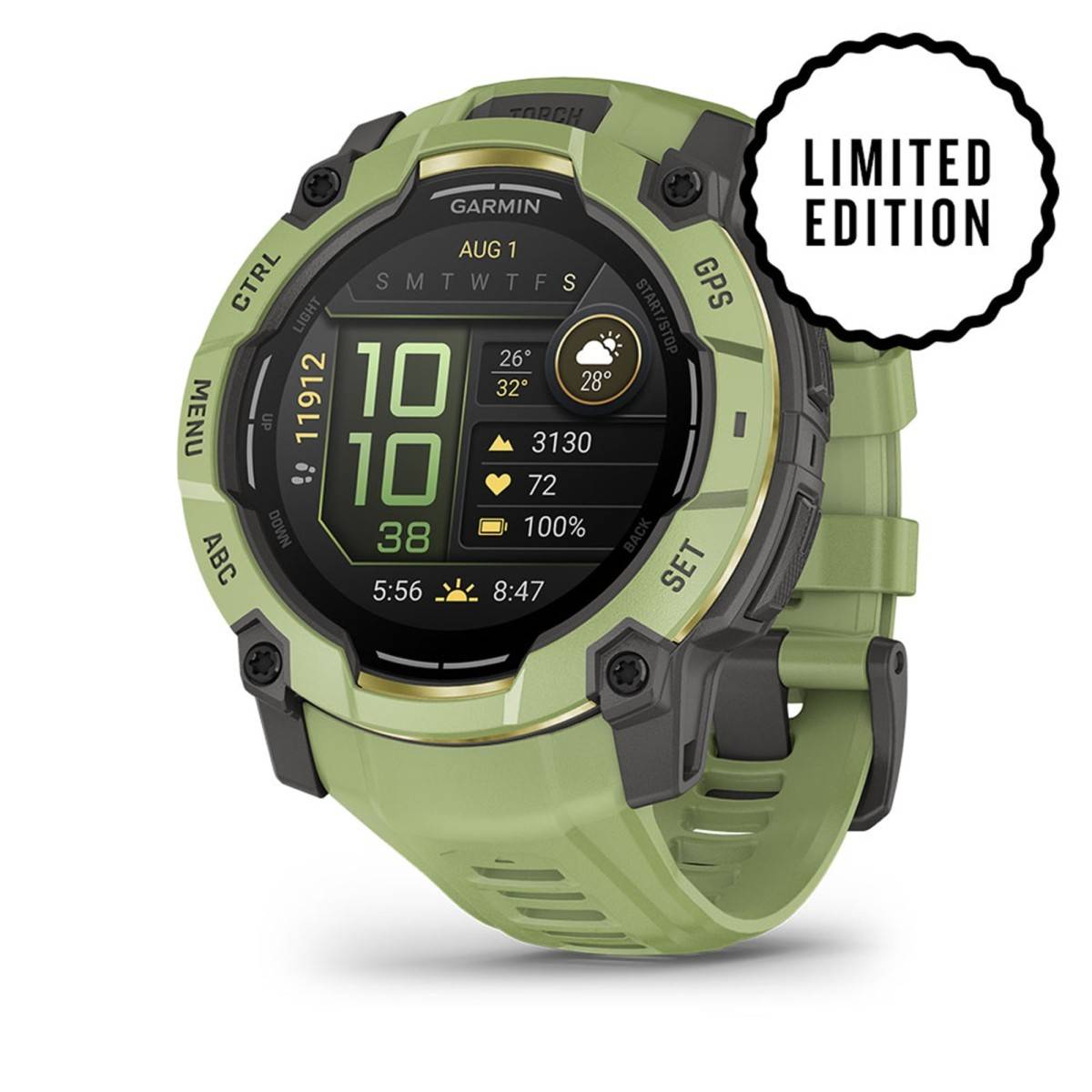 Garmin Instinct 3, 50mm, Amoled, Fern Green/gray Con Cinturino Fern Green-0