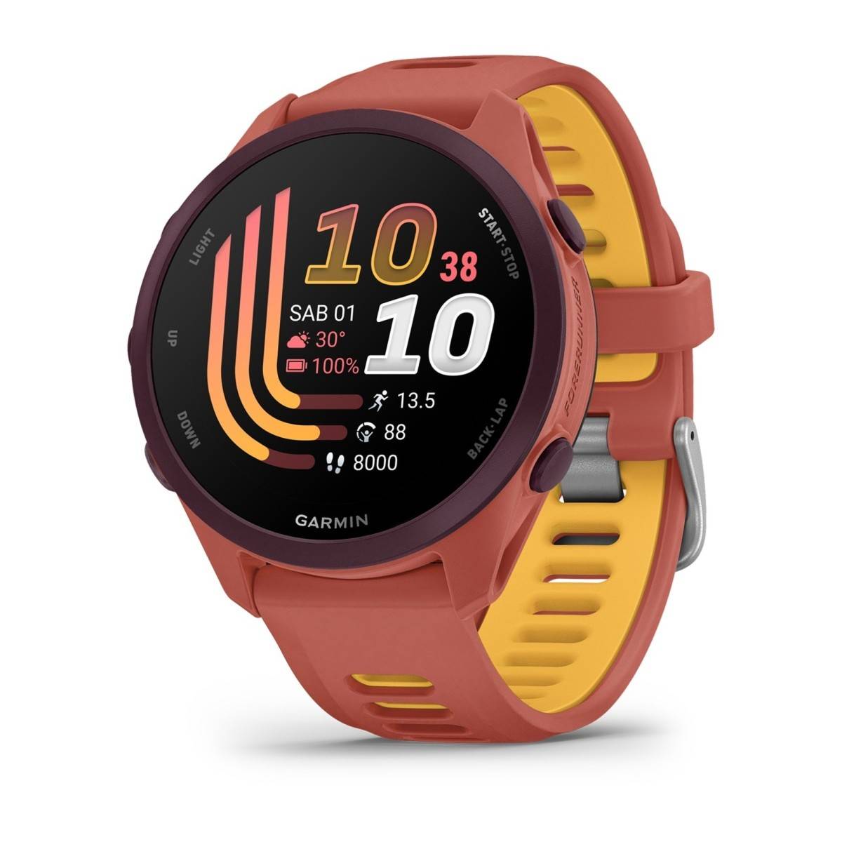 Garmin Forerunner 170 Music Red Pink Mango-0