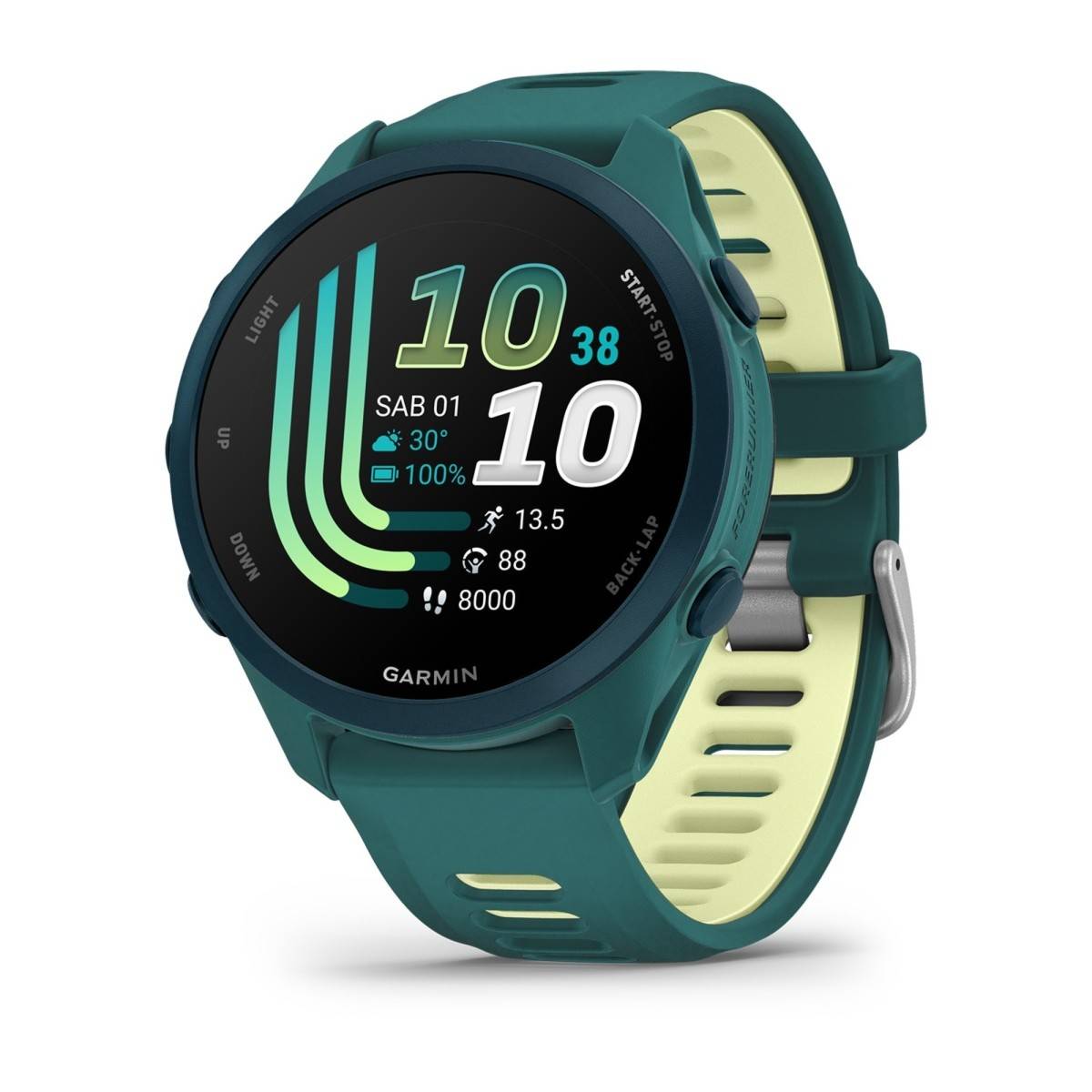 Garmin Forerunner 170 Music Teal Green Citron-0