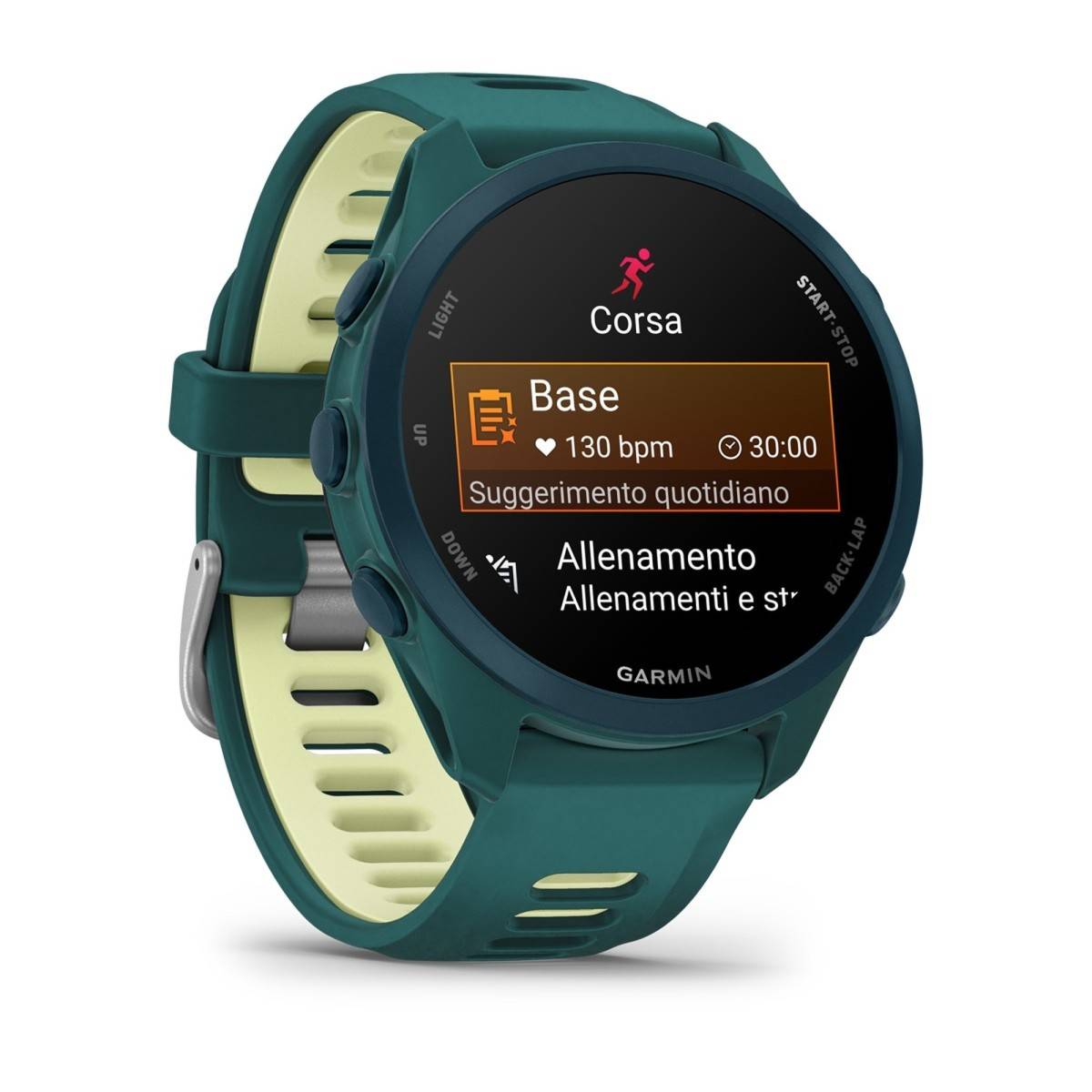 Garmin Forerunner 170 Music Teal Green Citron-2