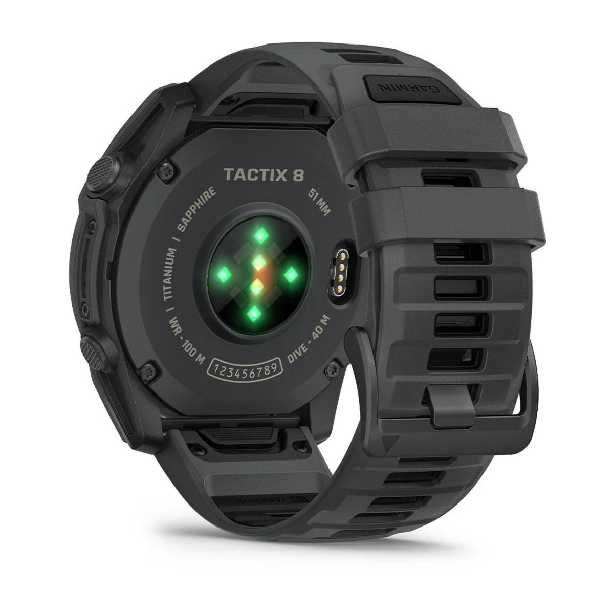 Garmin Tactix 8, 51 Mm, Amoled, Cerakote Gray Con Cinturino In Silicone Slate Gray-1