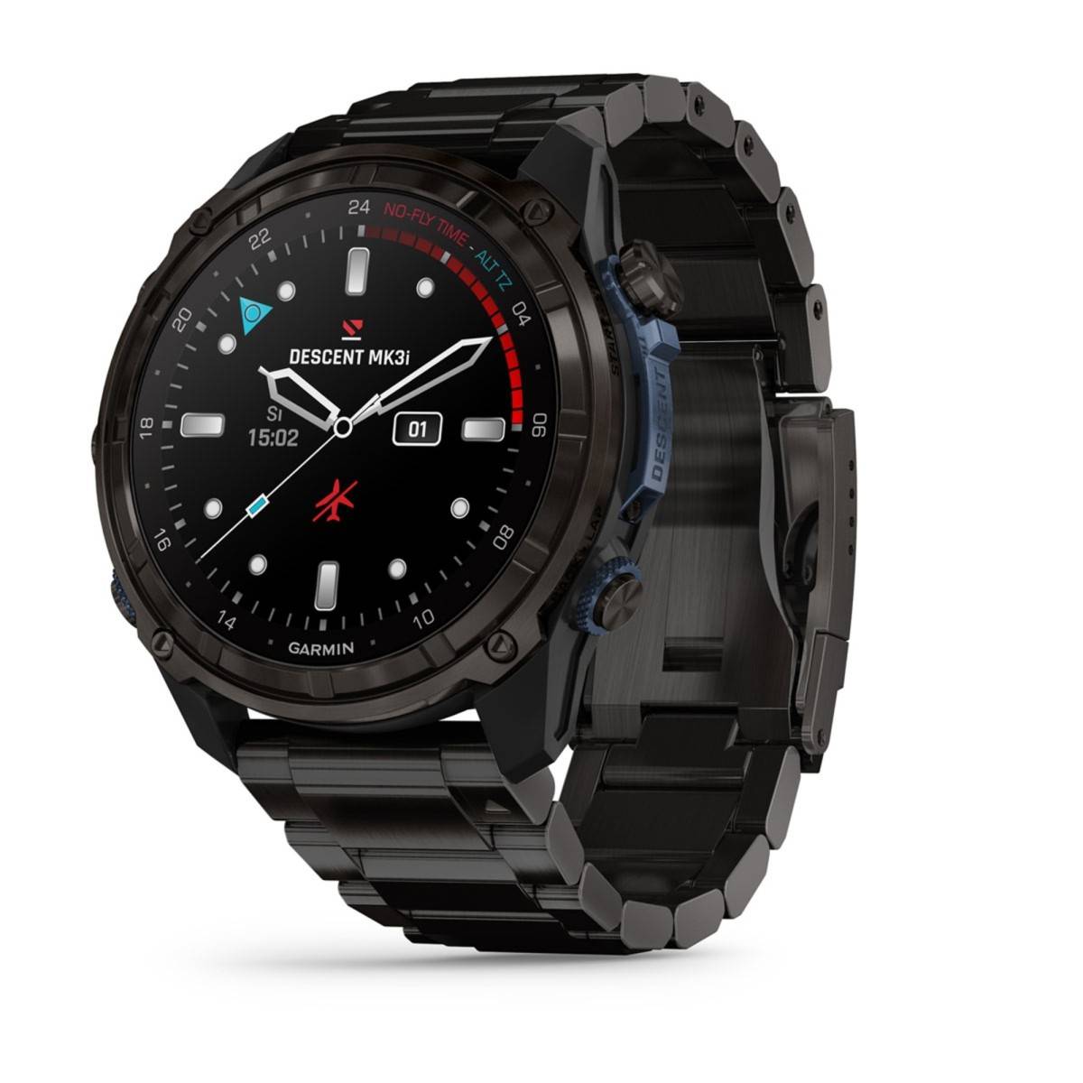 Garmin Descent Mk3i, 51mm, Titanium Dlc Carbon Con Braciale Titanium Dlc-0