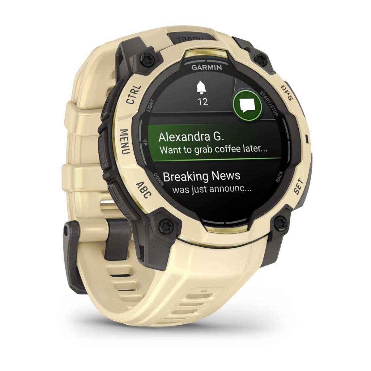 Garmin Instinct 3, 45mm, Amoled, Cirtine/gray Con Cinturino Citrine-2
