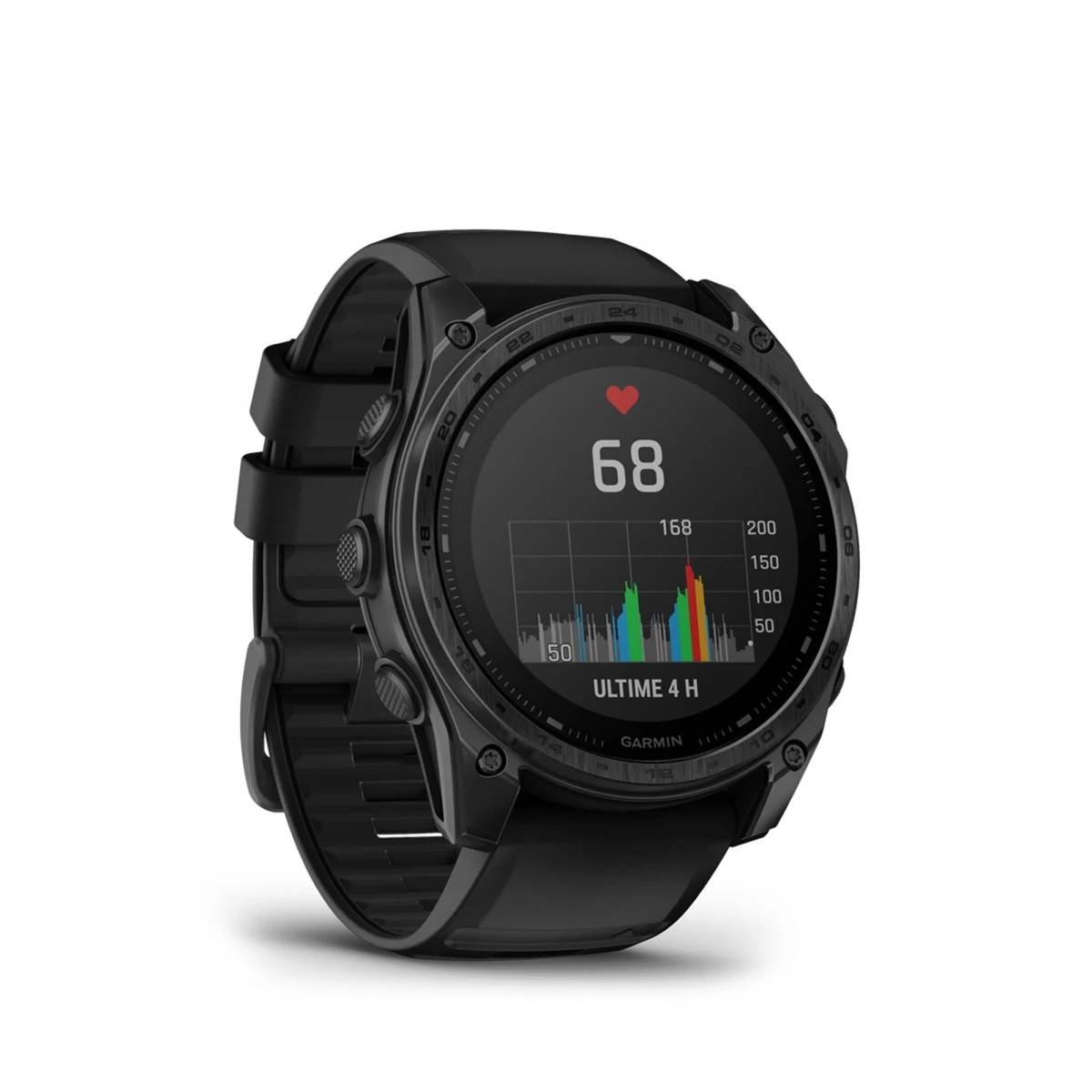 Garmin Tactix 8 51mm Solar Ballistic Elite Nero Con Cinturino In Nylon-1