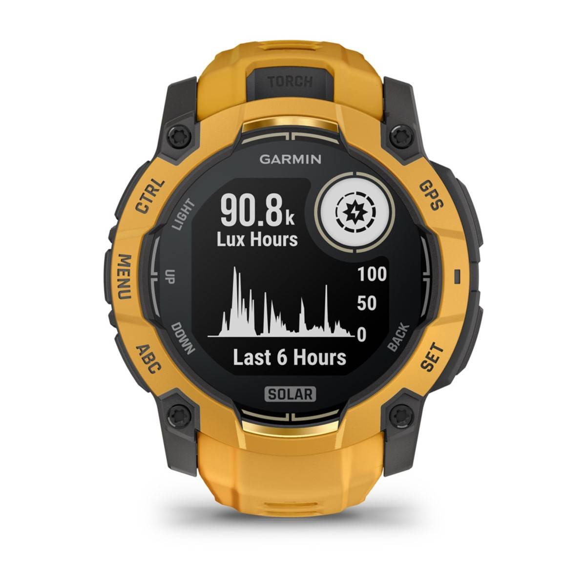 Garmin Instinct 3, 50mm, Solar, Sunburst/gray Con Cinturino Sunburst/gray-1