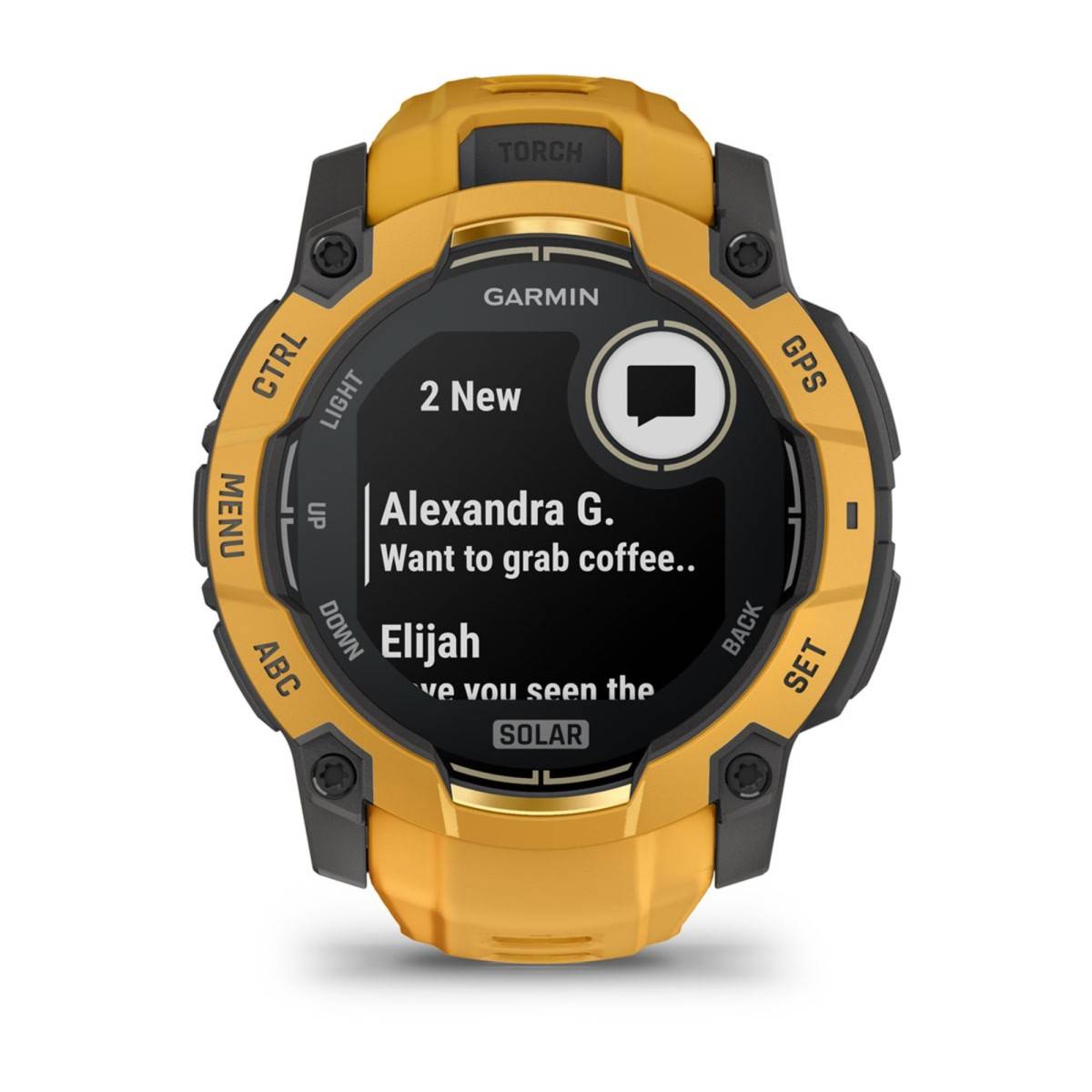 Garmin Instinct 3, 50mm, Solar, Sunburst/gray Con Cinturino Sunburst/gray-3