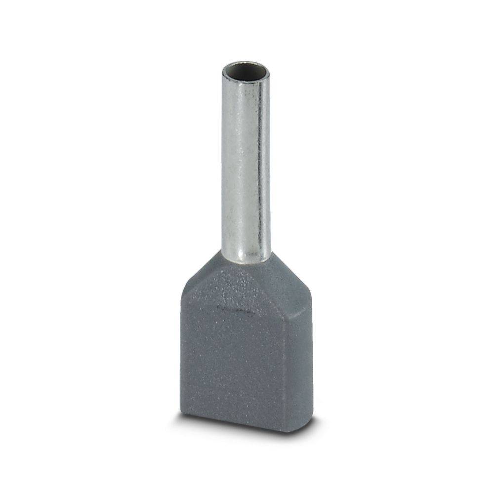Doppio-Puntale con collare in plastica AI-TWIN 2X 0,75- 8 GY 100Pz.