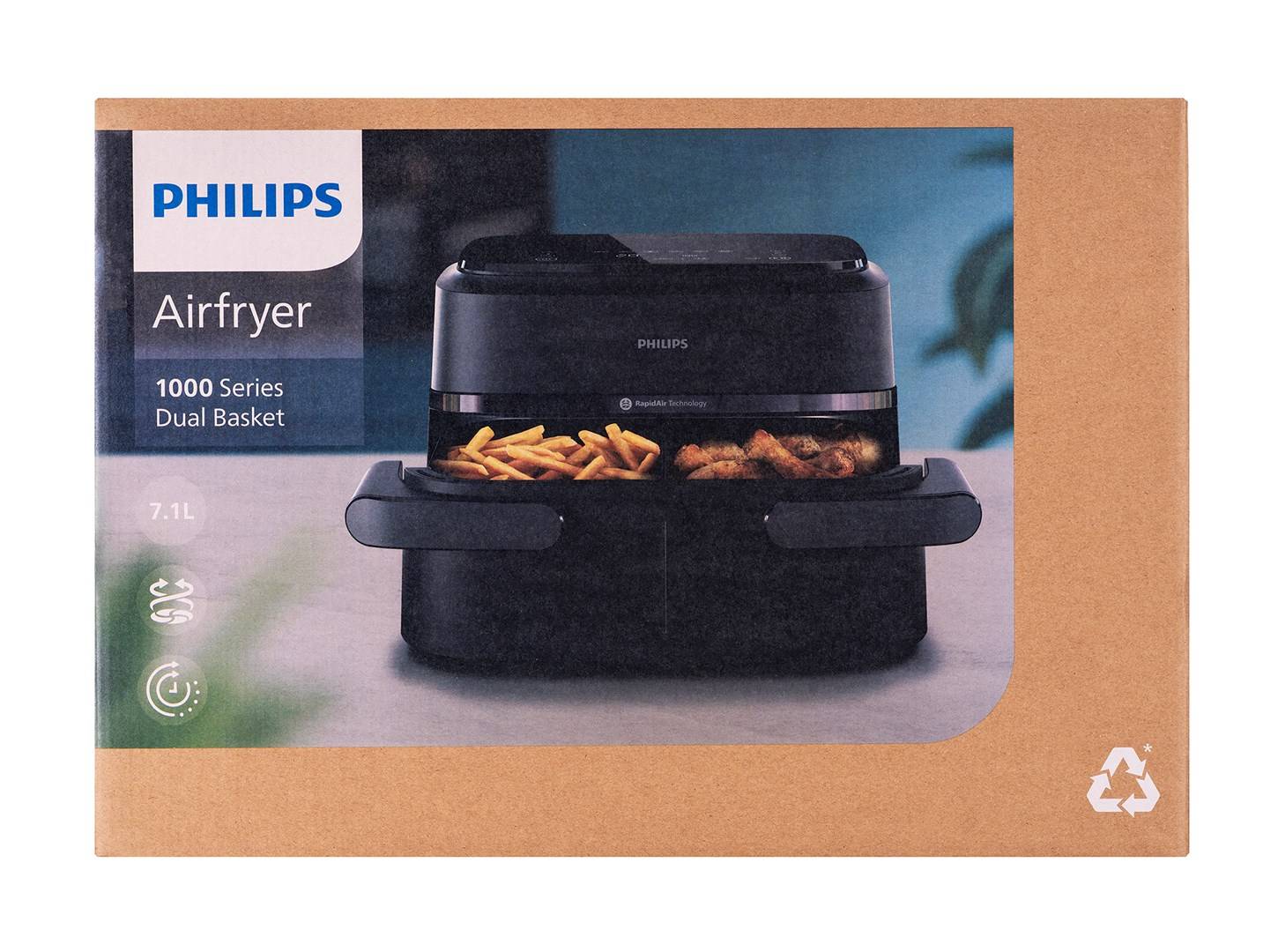 Philips NA150/00 FRIGGITRICE AD ARIA MULTICOOKER 7.1 LITRI DUAL BASKET CON DIVISORIO-5
