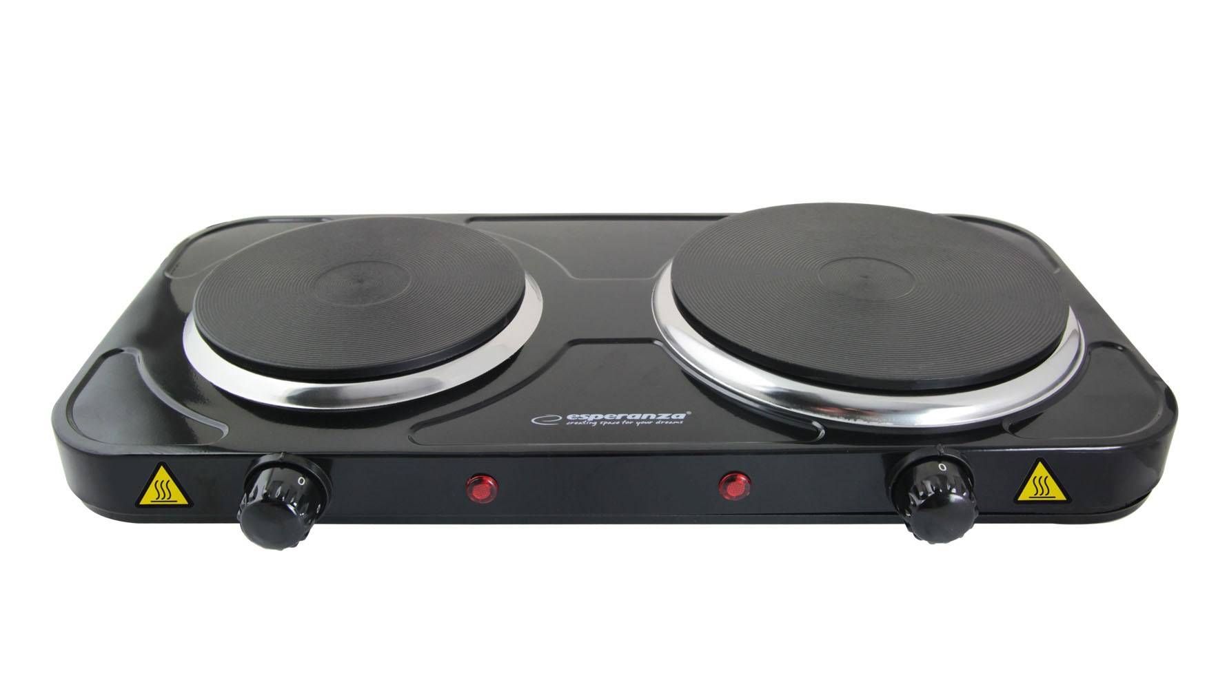 Cooker elettrico Yellowstone 1500W + 1000W Nero EKH014K-1
