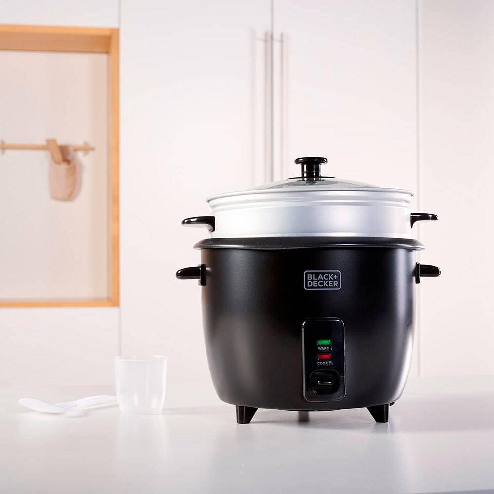 BLACK+DECKER Cuociriso 1,8 L Nero-5