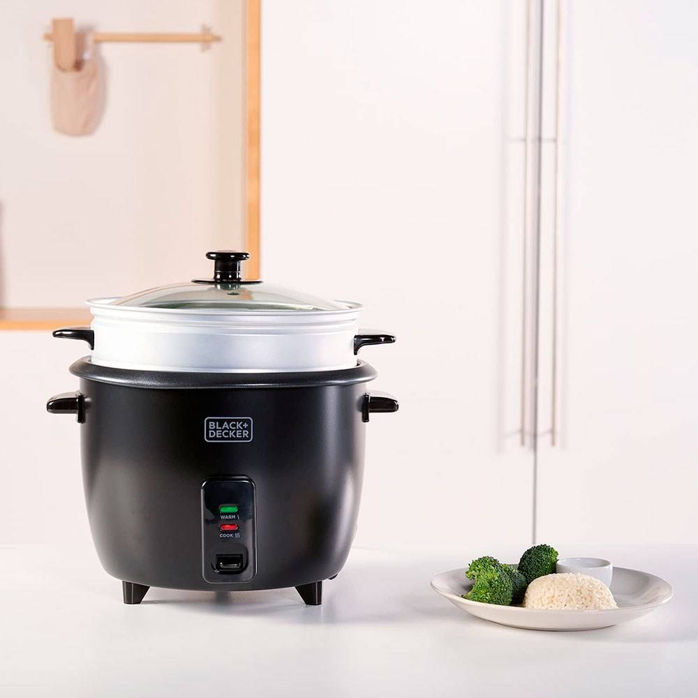 BLACK+DECKER Cuociriso 1,8 L Nero-6