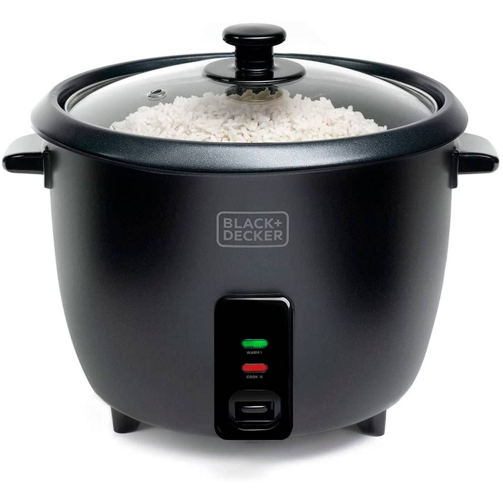 BLACK+DECKER Cuociriso 1,8 L Nero-0