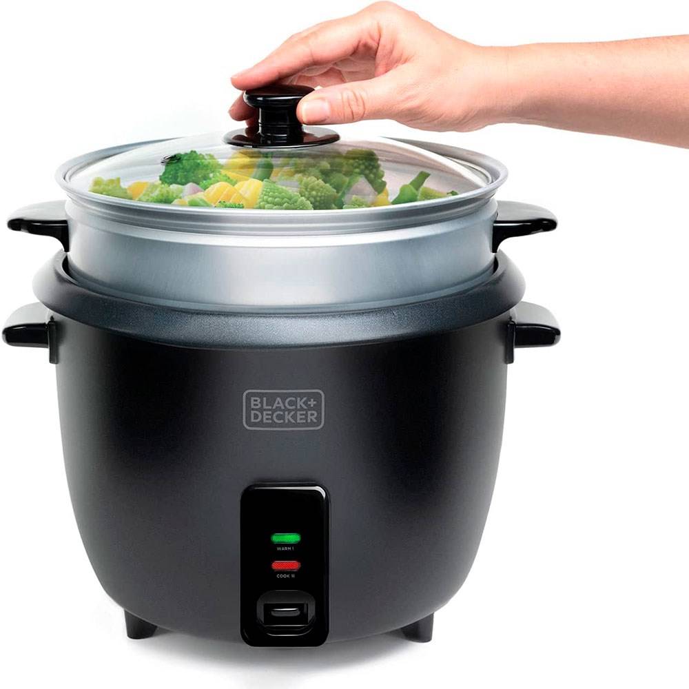 BLACK+DECKER Cuociriso 1,8 L Nero-2