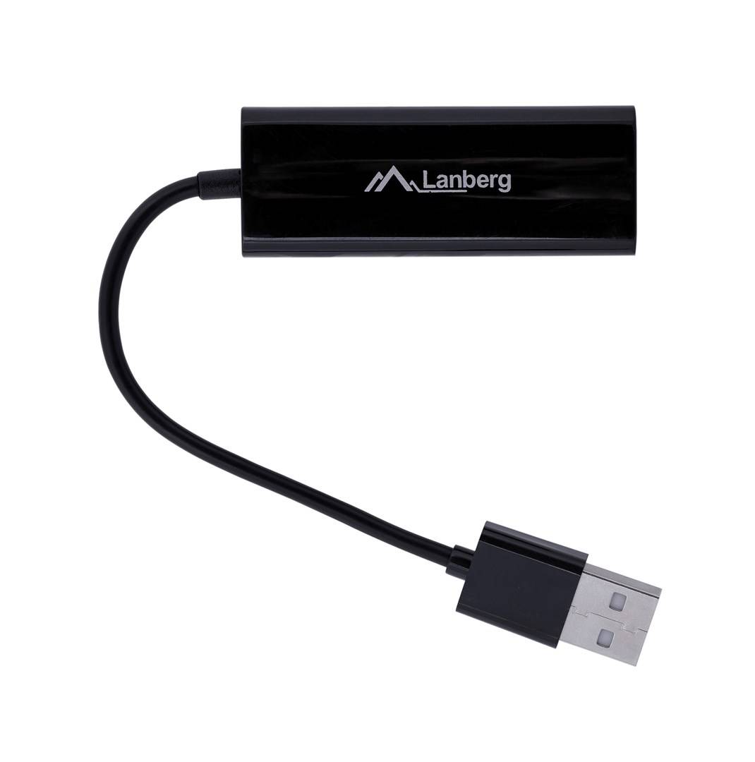 Lanberg USB->RJ45 Netzwerkkarte USB 2.0 1x RJ45 100MB Kabel (NC-0100-01)-4