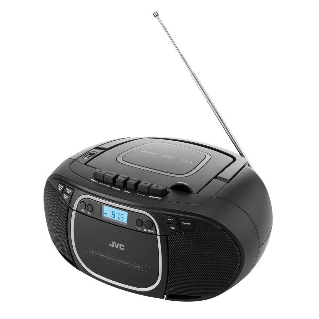 JVC RC-E451B CD-Player Tragbarer CD-Player Schwarz ()-1