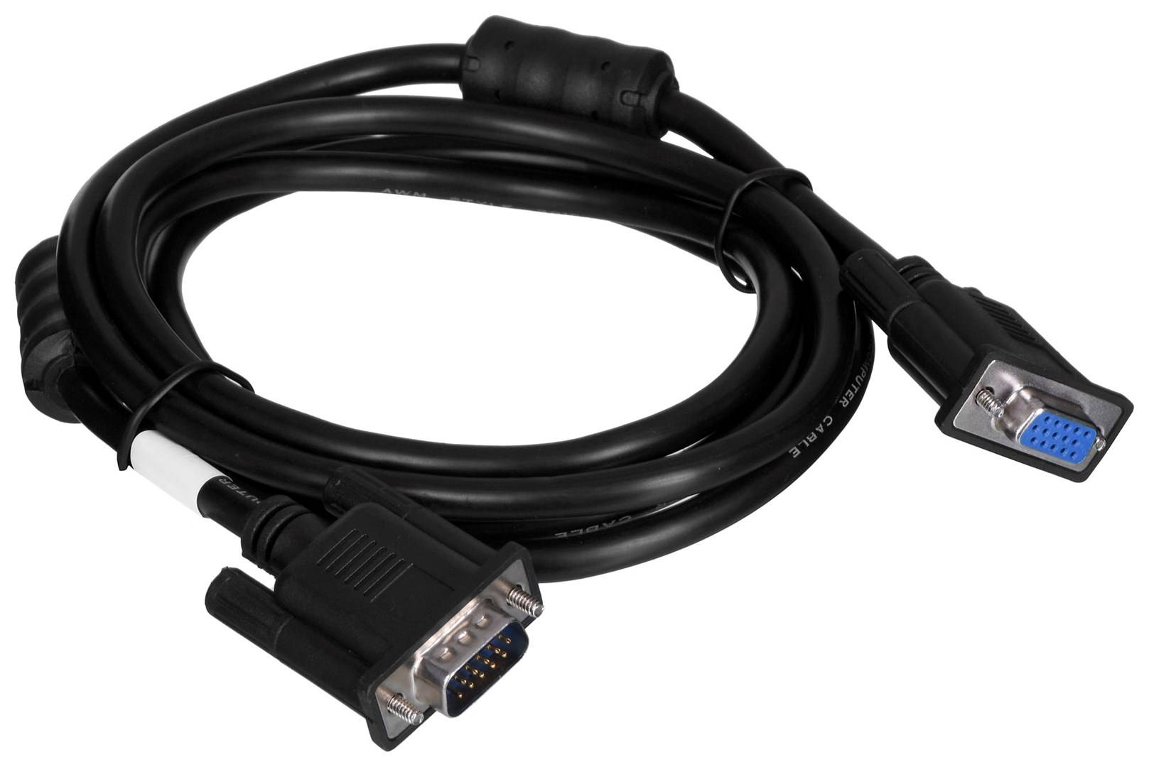 Lanberg CA-VGAC-10CC-0018-B+ VGA-Kabel 1,8 m VGA (D-Sub) Schwarz (CA-VGAC-10CC-0018-B+)-3