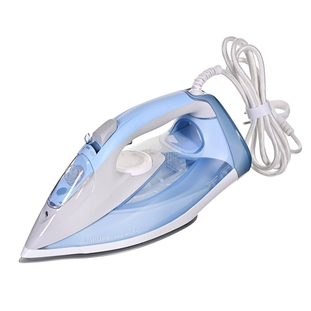 Philips 7000 series DST7011/20 Ferro da stiro a vapore HV azzurro chiaro/grigio-0