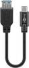 Goobay USB 3.2 Gen 1 (USB 3.0) Prolunga [1x spina USB-C® - 1x Presa A USB 3.2 Gen 1 (USB 3.0)] Goobay 67894 USBC USBA 3.0 Handyladekabel Samsung Xiaomi Verlängerungskabel 0,2m 0.2 m con funzione OTG