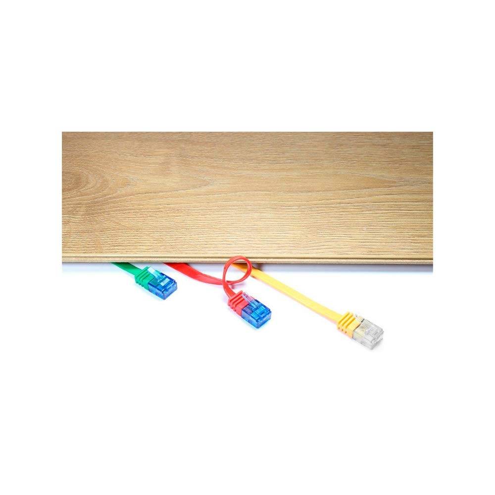 Cavo patch piatto Goobay CAT 6A, U/UTP, nero 15 m-4