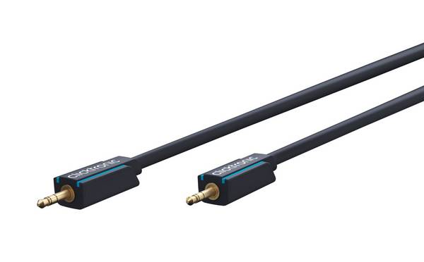 ClickTronic Casual Series - Audiokabel - Stereo Mini-Klinkenstecker (M) bis Stereo Mini-Klinkenstecker (M) - 1.5 m - Dop