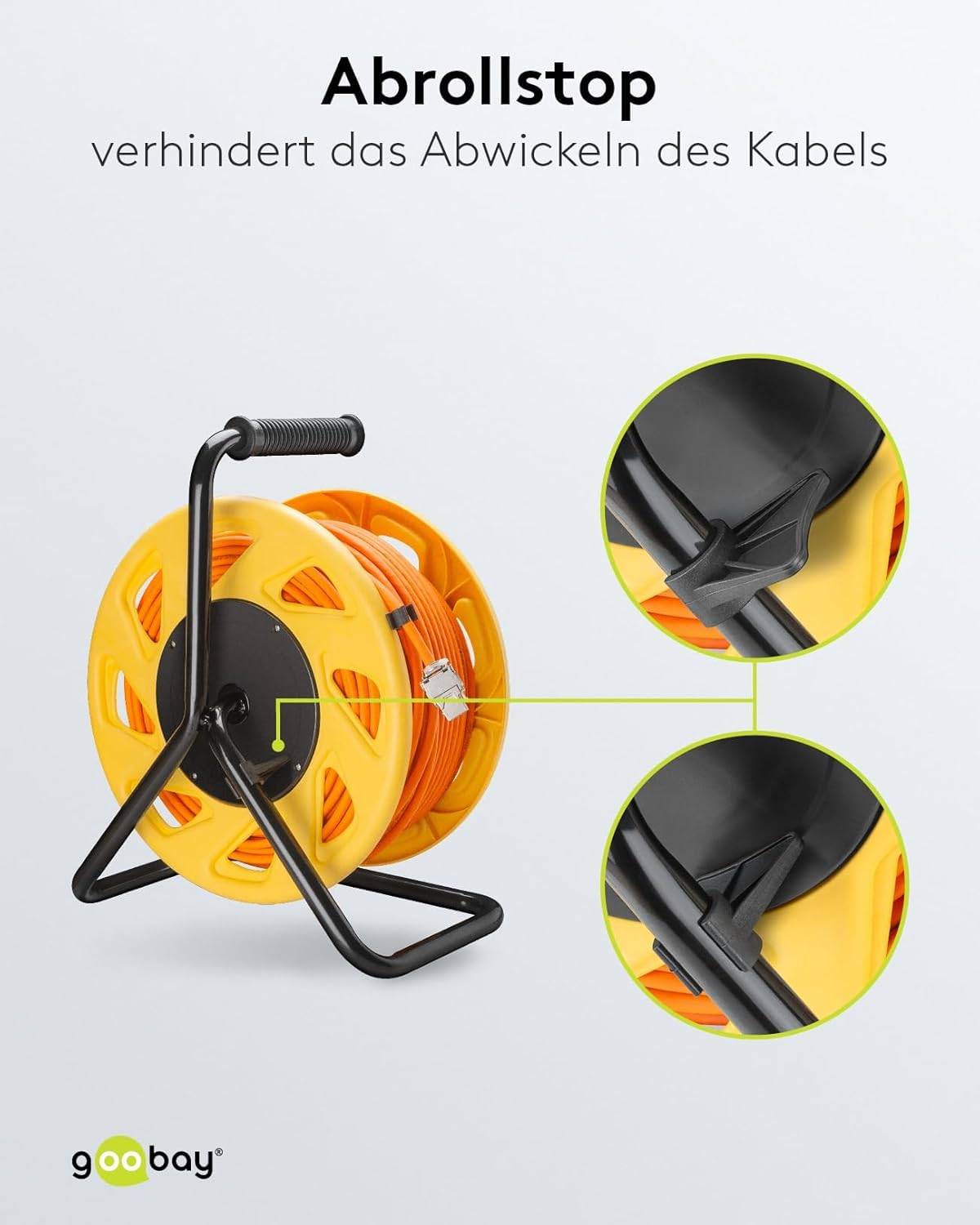Avvolgicavo di rete mobile RJ45, cavo di installazione CAT 7A S/FTP (1000 MHz) di alta qualità, schermato e privo di...-4