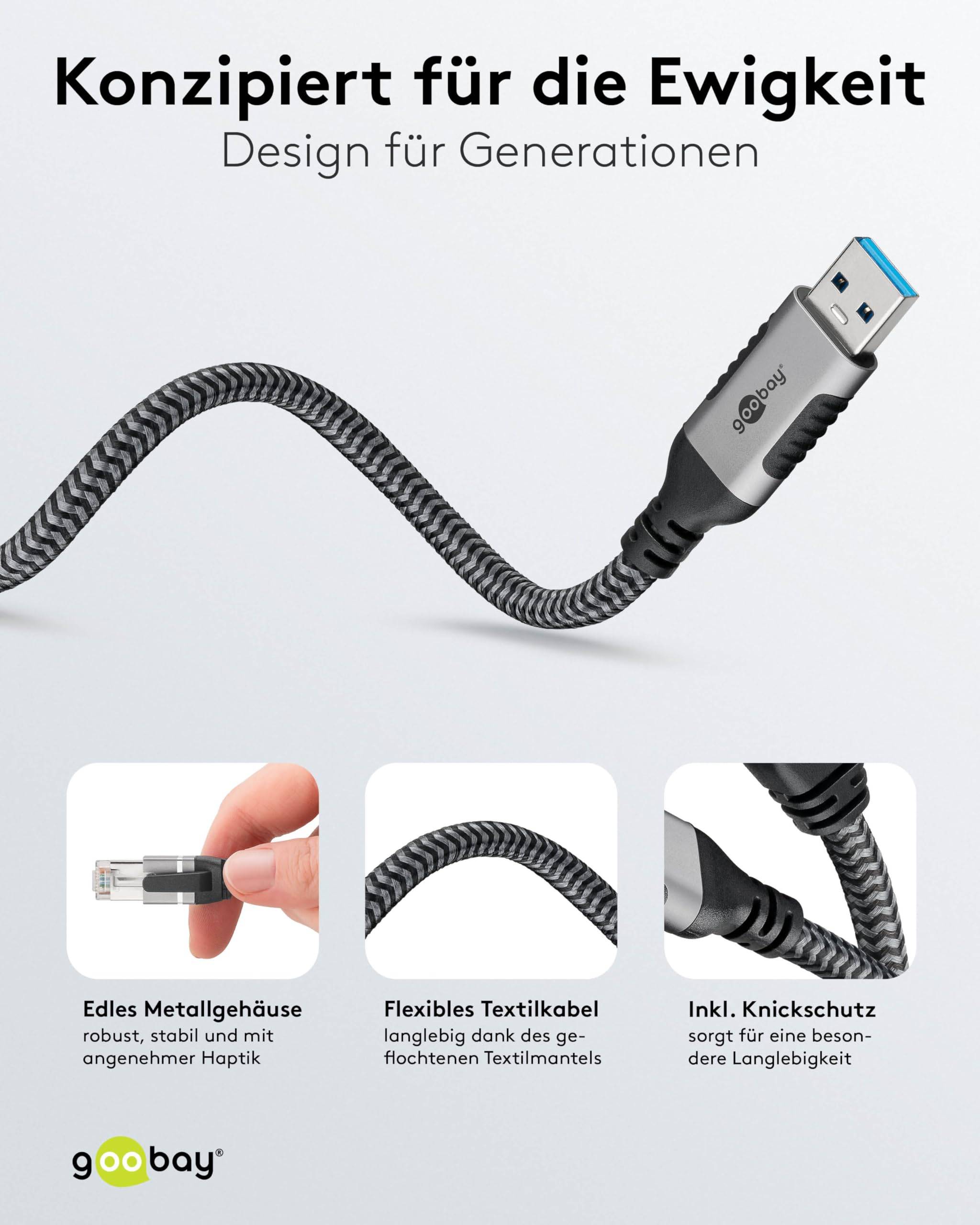 Cavo Ethernet da USB-A a RJ45, 3 m-1