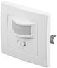 Goobay 96005 Da incasso Rilevatore di movimento ad infrarossi passivo PIR 160 ° Triac Bianco IP20
