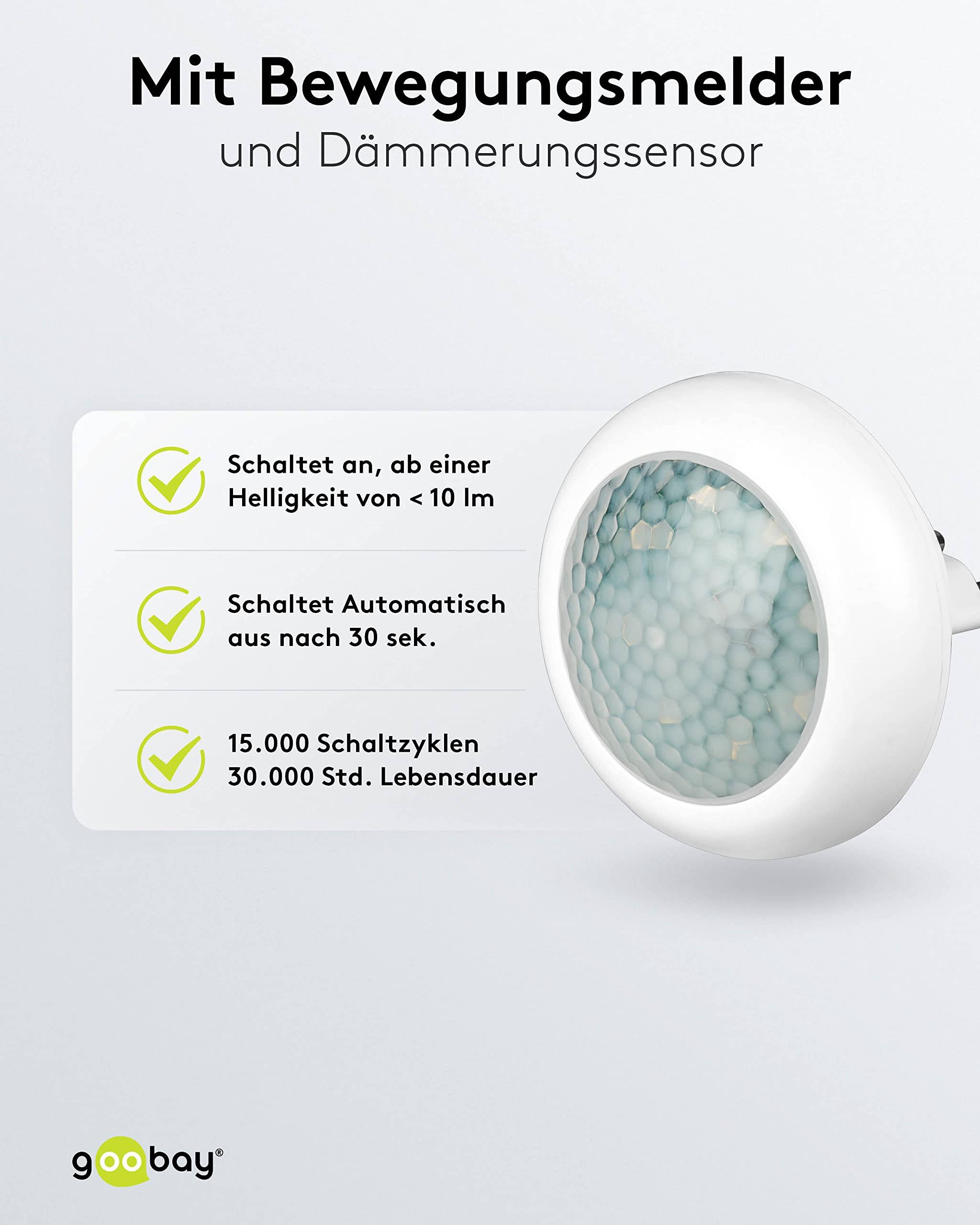 Luce LED Notturna compatta con Sensore di Movimento ad Infrarossi-4
