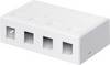 Custodia vuota Goobay Keystone a 4 porte - con semplice montaggio a scatto
