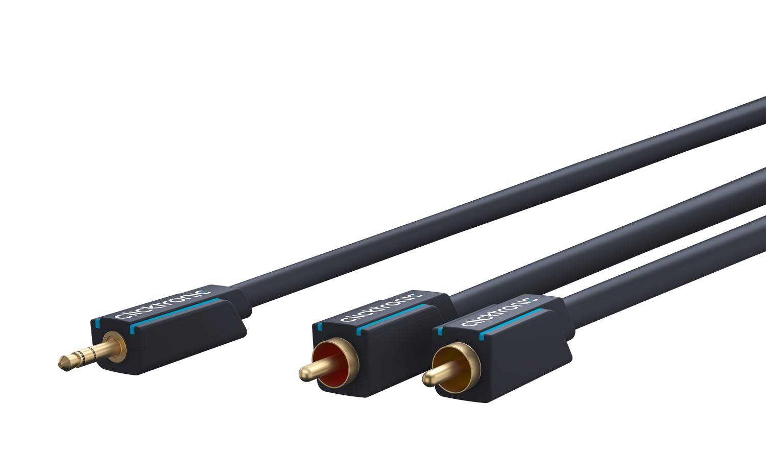 ClickTronic Casual Series - Audiokabel - Stereo Mini-Klinkenstecker (M) bis RCA (M) - 3 m-0