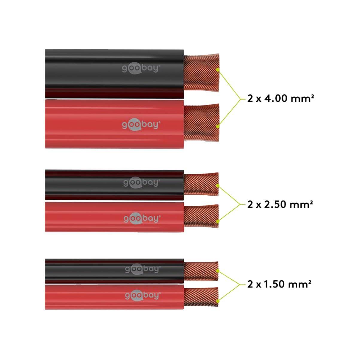 Cavo Audio per diffusori acustici Rosso/Nero 0.75 mm² matassa 100mt-3