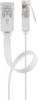 Cavo patch piatto Goobay CAT 6, U/UTP, bianco 7 m