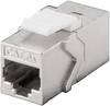 Goobay Keystone Module RJ45 accoppiamento/connettore CAT 6A, STP - larghezza 14,7 mm, 2x presa RJ45 (8P8C)