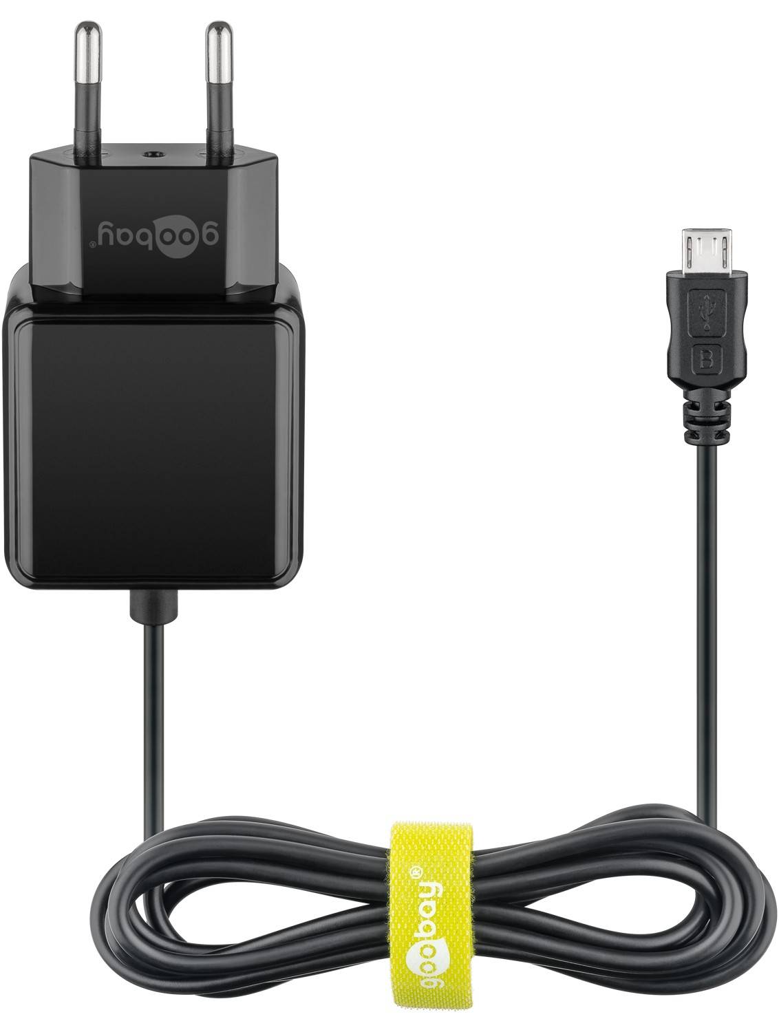 Power pack Mirco-USB Goobay (15W) - caricatore universale per molti piccoli dispositivi con connessione Mirco-USB.