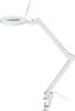 Lampada d'ingrandimento con morsetto Goobay LED, 10 W - 800 lm, luminosità e colore della luce regolabili, lente in...