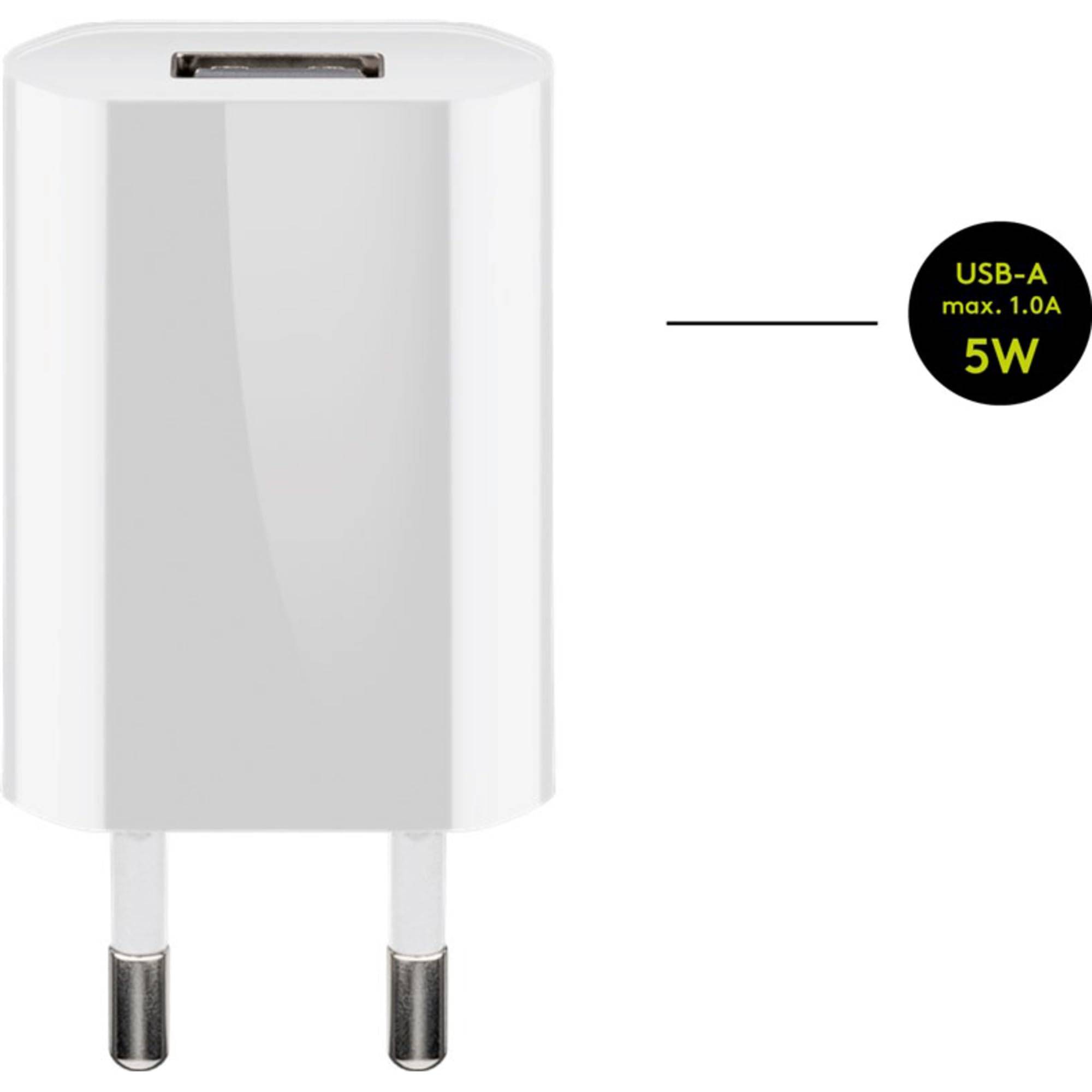 Set di ricarica Goobay USB-C™ 1 A - alimentatore con cavo Type-C™ 1m (bianco)-5