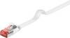 Cavo patch piatto Goobay CAT 6, U/FTP, bianco 0,25 m