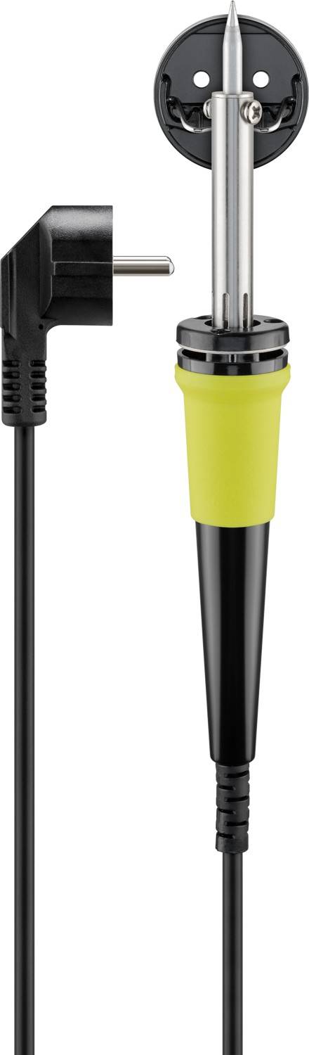 Goobay Saldatore 60 W/230 V con punta di saldatura unità di saldatura 230 V/60 W con 1,25 m di cavo