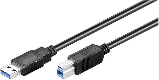 Goobay USB 3.0 AB 300 HiSpeed, 3m cavo USB USB A USB B Nero (Goobay USB3.0 Cable A-B. M/M. Black. 3)-0