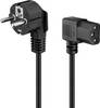 Cavo di rete IEC Goobay 96032 Nero 3 m angolato 90° verso il basso