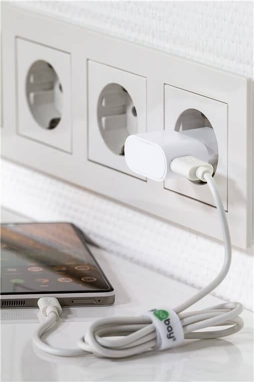 Set di ricarica Goobay USB-C™ 1 A - alimentatore con cavo Type-C™ 1m (bianco)-3